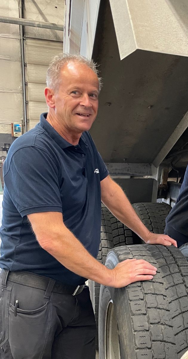 Steinar Hellebø, avdelingsleiar TruckNor Årdalstangen